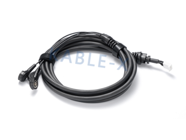 Wire harness for medical aid equipment