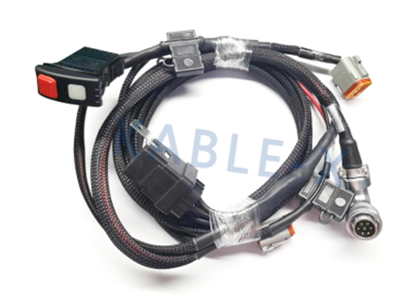 Wire harness for agricultural machinery
