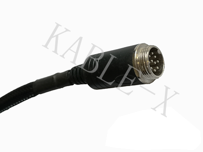 Motor steering wheel navigation cable