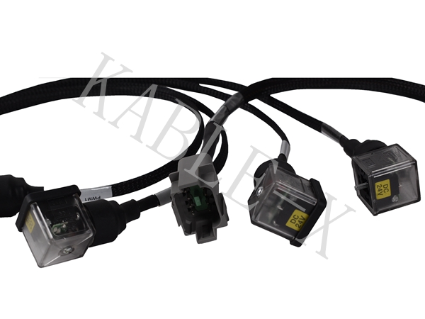 The hydraulic valve navigation wiring harness