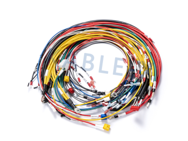 Wire harness for industrial air conditioner