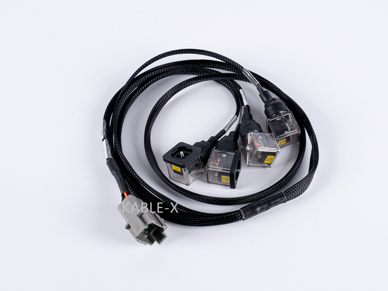 Solenoid valve connector wiring harness