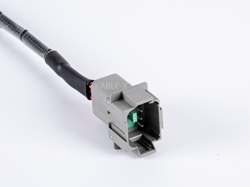 Solenoid valve connector wiring harness