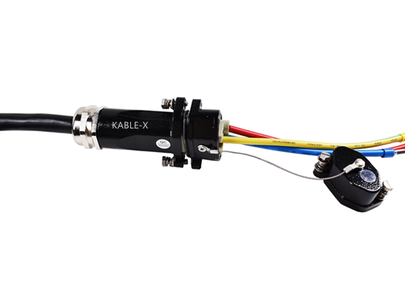 Laser marking machine-aviation plug wire harness